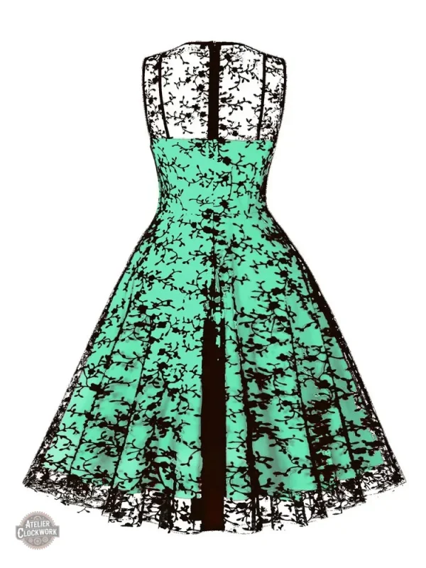 Robe Rococo Victorienne pour une tenue Steampunk - vue 2