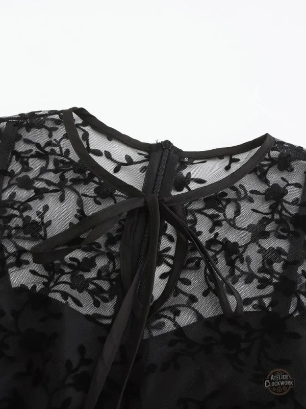 Robe Rococo Victorienne pour une tenue Steampunk - vue 8