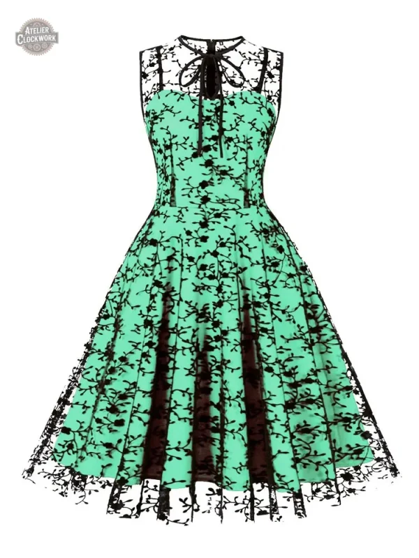 Robe Rococo Victorienne pour une tenue Steampunk - vue 10
