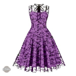 Robe élégante de style victorien pour femmes