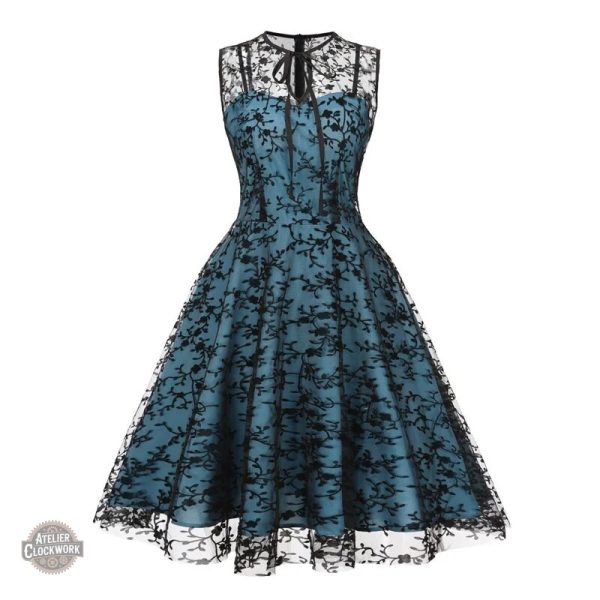 Robe victorienne à la mode pour événements