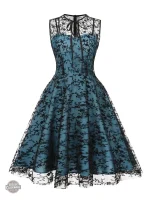 Robe élégante inspirée du style Rococo