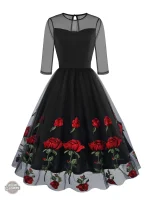 Robe Vintage Fleurie - Élégance Florale