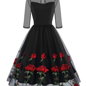 Robe Vintage Fleurie - Élégance Florale