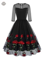 Robe Fleurie inspirée du style Victorien