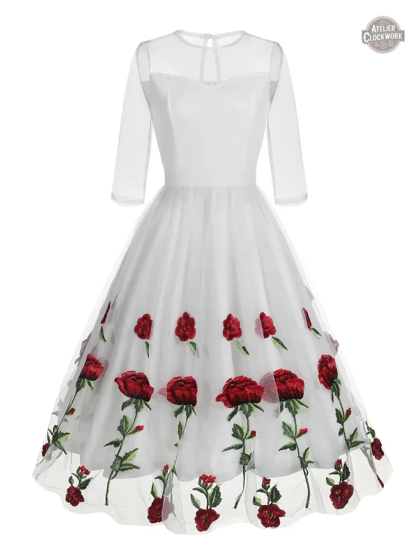 Robe Vintage à fleurs - Mode intemporelle