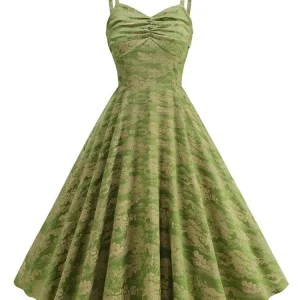 Robe Vintage Verte pour un style Steampunk