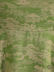 Robe verte inspirée de la mode steampunk