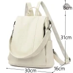 Sac à dos femme en cuir avec charme vintage