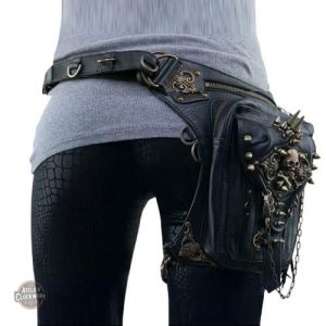 Sac banane cuir steampunk pour un style audacieux