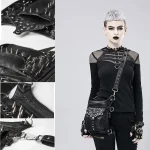 Sac Steampunk Femme en cuir vintage