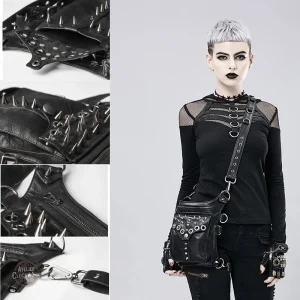 Sac Steampunk Femme en cuir vintage