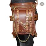 Sac Steampunk en cuir pour femme, élégant et original