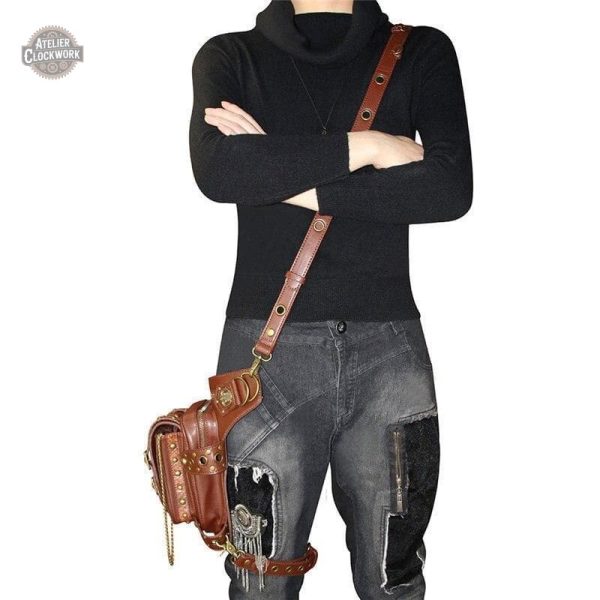 Sac à main femme style steampunk, design unique