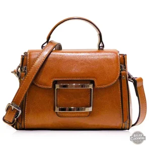 Sac à main rigide vintage au style steampunk