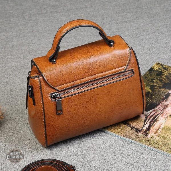 Pochette vintage rigide pour femme, design unique
