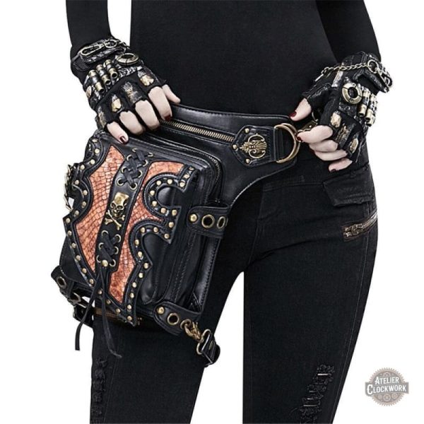 sac-steampunk-femme-1 Sac Punk - Black Riot pour un style steampunk unique