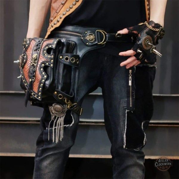 Sac steampunk élégant, mélange de style et de caractère