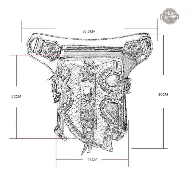 Sac design punk pour un style qui défie le temps