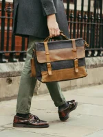 Sac vintage Steampunk pour homme, look dandy