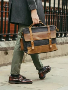 Sac vintage Steampunk pour homme, look dandy