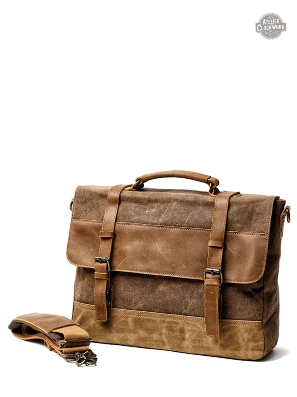Élégance masculine avec ce sac Steampunk