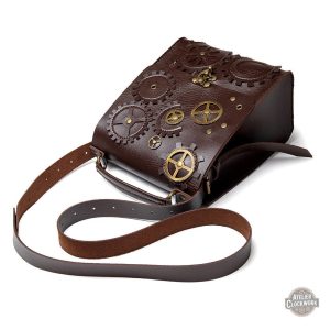 Sac rétro en cuir avec une touche futuriste
