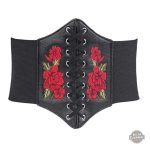 Ceinture Serre Taille Gothique Brodée