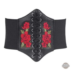 Ceinture Serre Taille Gothique Brodée
