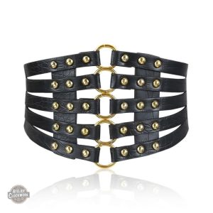 Serre Taille Steampunk Femme Ajourée