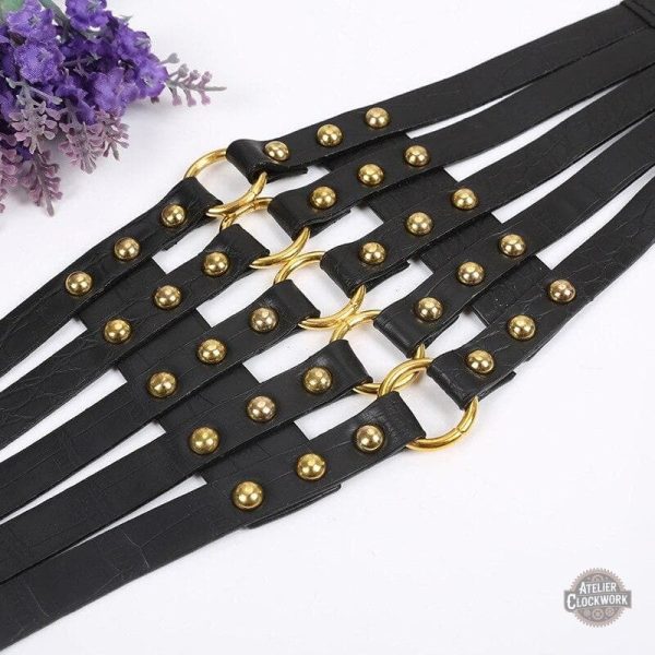 Serre Taille Ajourée au Design Steampunk