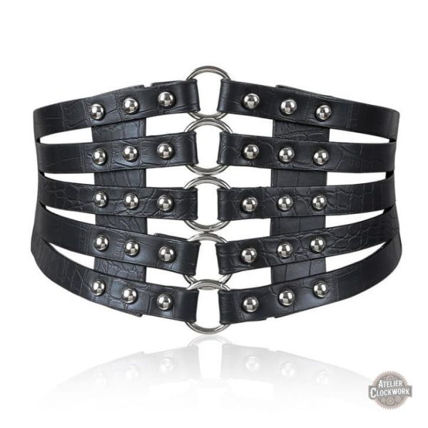 Corset Steampunk Ajouré pour Femme
