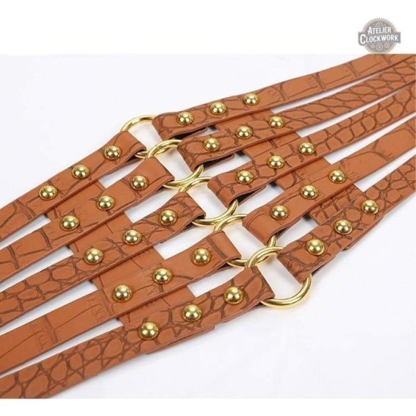 Ceinture Femme Steampunk Ajourée
