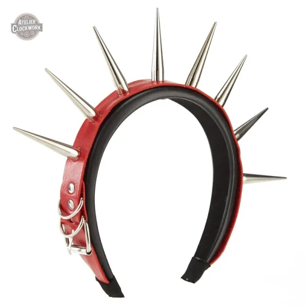 serre-tete-goth-longues-pointes-steel-thorn-1 Serre-tête Goth à Longues Pointes - Steel Thorn
