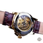 Montre squelettique inspirée du style steampunk