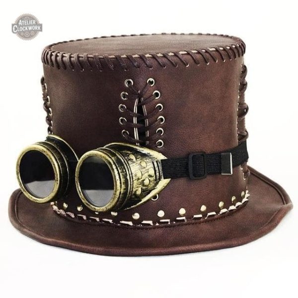 Chapeau en cuir pour look audacieux
