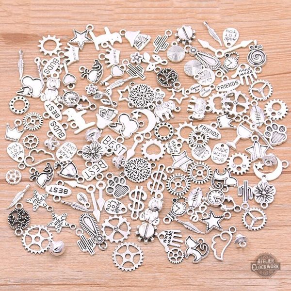 Charms variés pour enrichir vos créations Steampunk