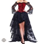 Robe corset burlesque pour une tenue steampunk élégante