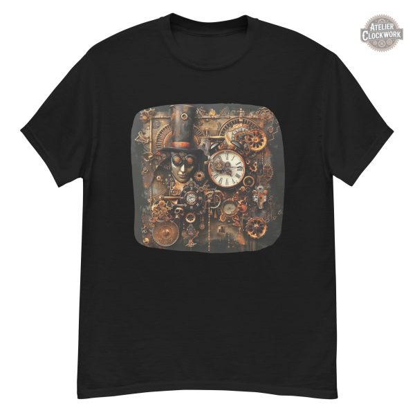 steampunk-dessin-1 T-shirt Steampunk Engrenages Victorien