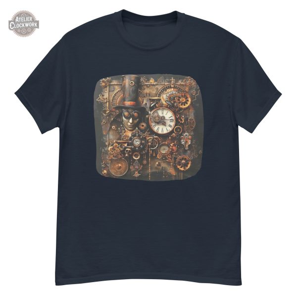 Design victorien unique sur tee-shirt