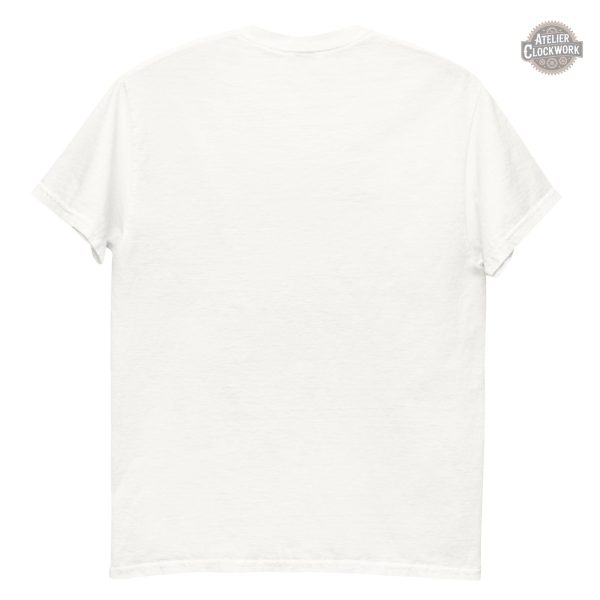 T-shirt graphique au style steampunk distinctif