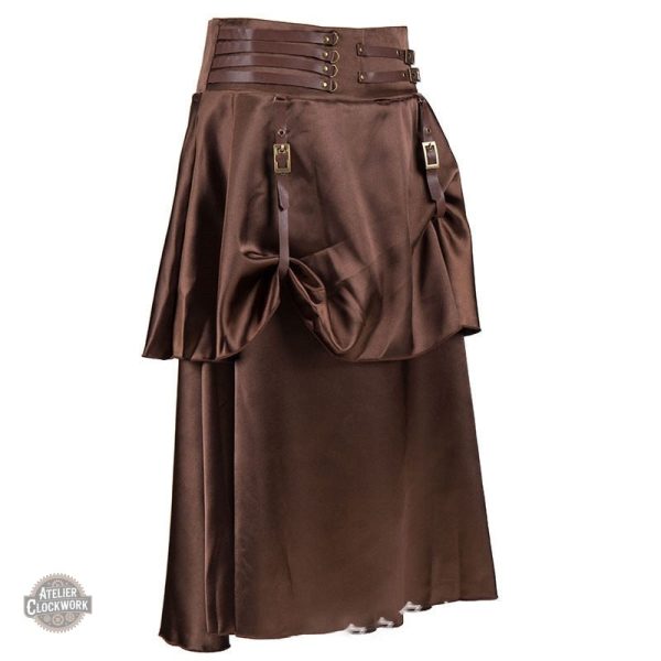 Jupe inspirée du style steampunk pour femme