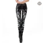 Legging aux motifs futuristes et vintage