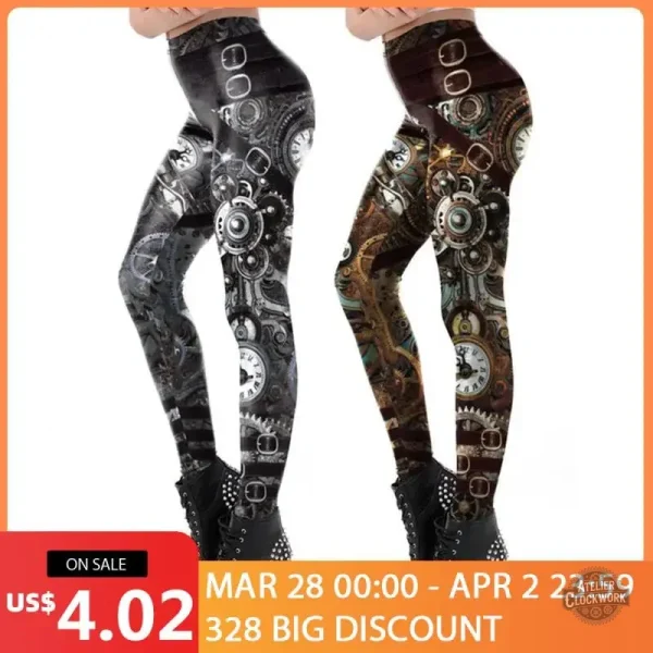 Legging Steampunk - Lady Mechanica - vue 5