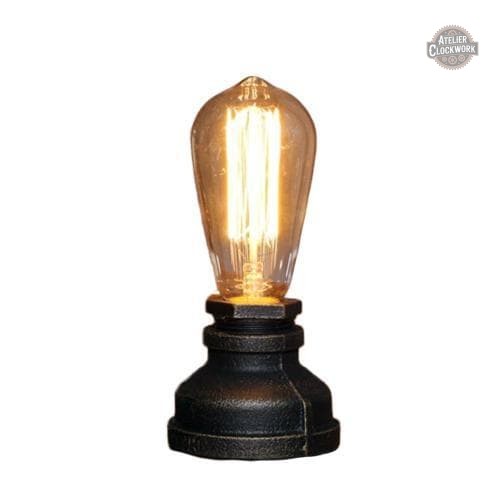 steampunk-table-lampe-1 Lampe de table steampunk Thomas Edison