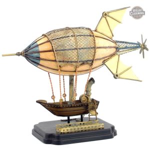 Décoration Steampunk avec un dirigeable unique en son genre