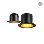 Lustre chapeau suspendu - Haut de forme steampunk