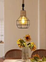 Lustre vintage alliant métal et style steampunk