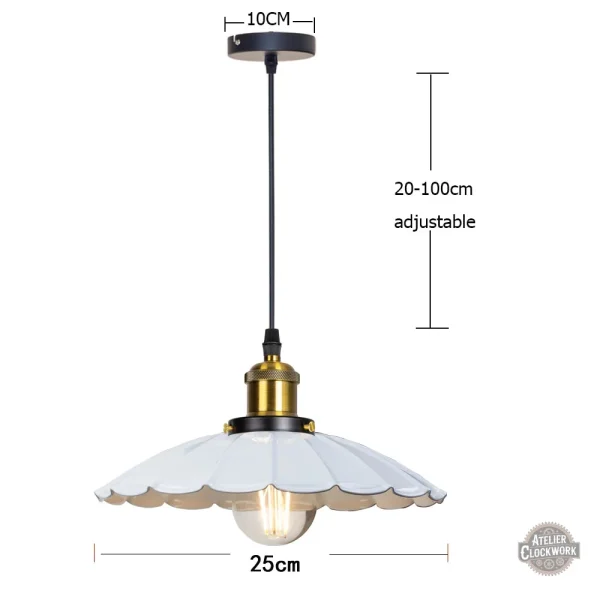 Lampe BlackFlower pour une déco rétro chic
