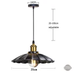Lampe à suspension originale BlackFlower